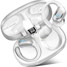 Bluetooth Headphones, 75H B Bluetooth K Headphones Sport HiFi Deep Bass Stereo Headphones Wireless Bluetooth 5.4 with ENC Noise Cancelling Mic, IP7 Waterproof Earphones for Android/iOS, LED Display