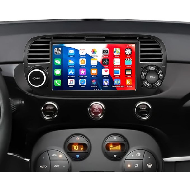 [1+32G] SIXWIN Android 13 automobilinis radijas 