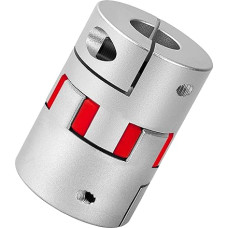 Lankstus aliuminio korpusas Lankstus šulinio išėmimas 15mm bis 19mm, D55 L78 Kupplungskoppler Plum Klauenkupplung für 3D-Drucker CNC-Maschine und Servostufenmotor