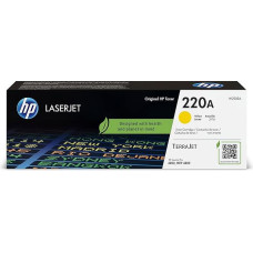 HP 220A geltonos spalvos originali lazerinio spausdintuvo tonerio kasetė