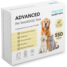 Išplėstinis testas - namų augintinių testas | 460 elementų | Greiti rezultatai | Neinvazinis plaukų rinkimas | Išsami maisto, aplinkos, maistinių medžiagų ir mineralų analizė |