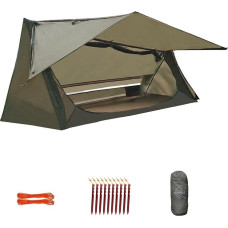onewind Bivy Zelt für 1 Person, 3 Saison Ultraleicht Silnylon Rucksackzelt mit Regenschutz Wasserdicht Biwaksack Einmannzelt Outdoor Camping Zelt, ohne Trekkingstock