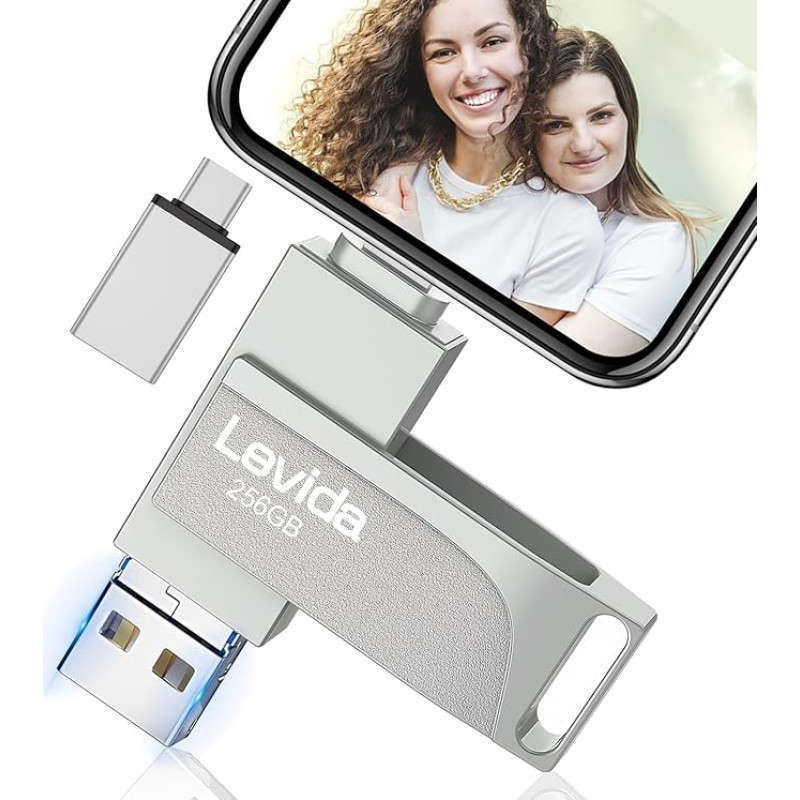 USB atmintinė 256 GB telefonui, 