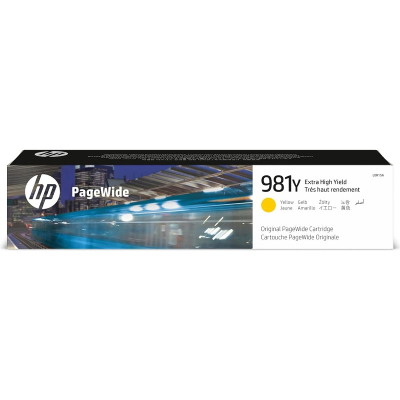 HP 981Y Extra High Yield Yellow Original PageWide Cartridge (L0R15A)