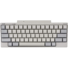 Hybrid Type-S Keyboard PD-KB800WNS, Keycaps without Labeling, Quiet Professional Mechanical 60% Keyboard, Bluetooth, USB-C (White)
