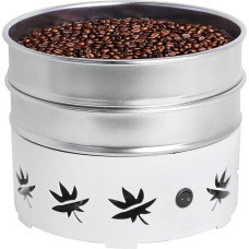 YUCHENGTECH kavos pupelių šaldiklis, 500 g, elektrinis kavos pupelių šaldiklis su 2 sieteliais, skirtas greitai atvėsinti kavos pupeles ir kavos pupelių kraiką