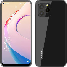 OUKITEL išmanusis telefonas be sutarties C21 Pro, visiškai stiklinis dizainas, 4 GB + 64 GB, 256 GB išorinis SD, 21 MP triguba galinio vaizdo kamera, 