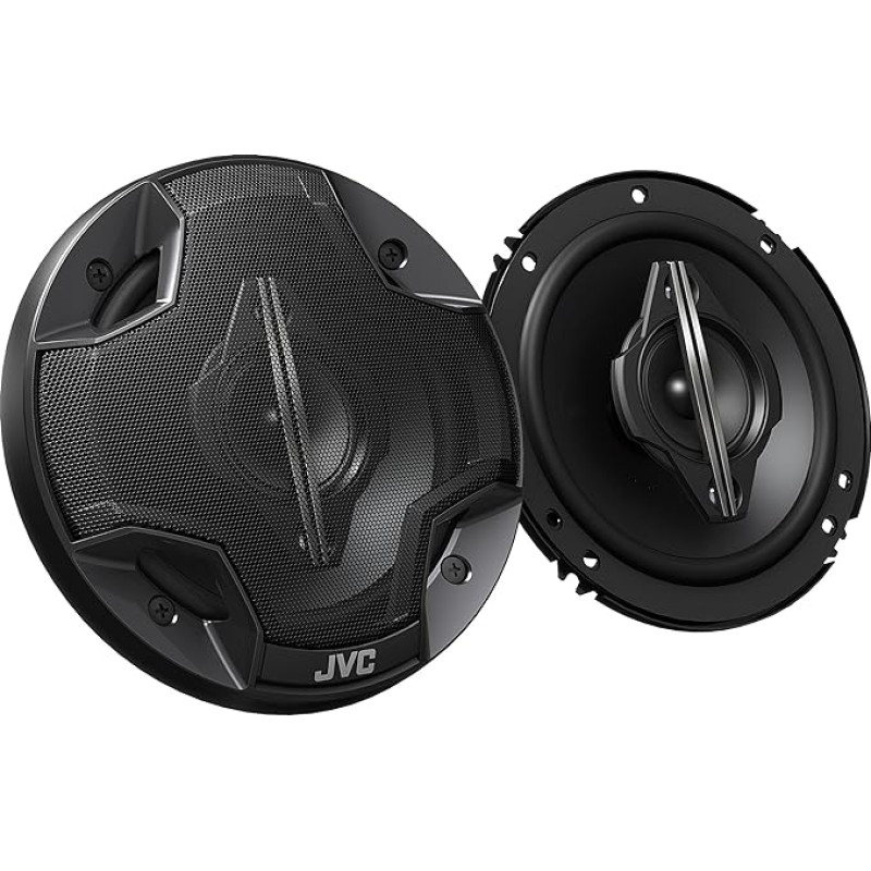 JVC CS HX649 16 cm 350 vatų 4 krypčių garsiakalbis - juodas