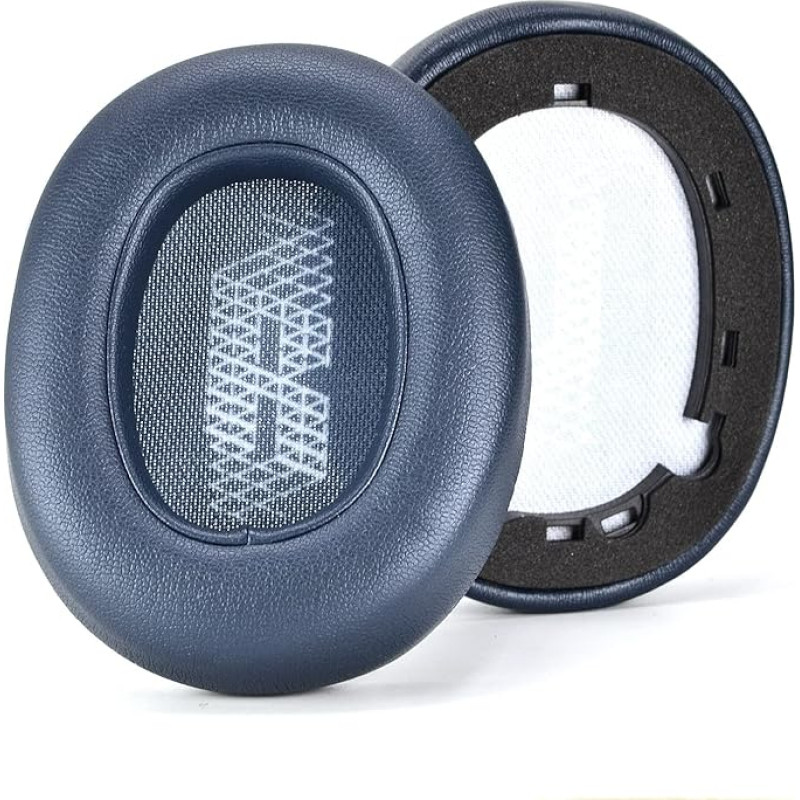 Replacement Ear Pads for JBL E65 E65BTNC / Duet NC / LIVE650 BTNC LIVE660 BTNC Headphones Upgraded Memory Foam Earmuffs (Blue)
