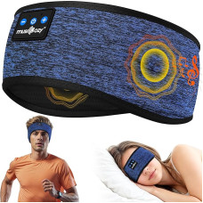 Sleep Headphones Bluetooth 5.4, Sleep Headband Headphones Sports Headphones Sleep Band with Playtime 16+STD/HiFi Stereo Music Gift for Side Sleepers/Men/Women/Father/Mother