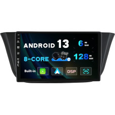 BXLIYER Android 13-6G+128G - IPS Car Radio Fits Iveco Daily VI (2014-2021) - Built-in Carplay/Android Car/DSP - LED Camera + MIC - DAB Steering Wheel Control WiFi Fast Boot 360-CAM - 2 DIN 9 Inch