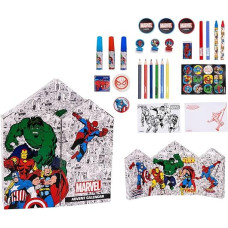 Marvel Advent Calendar - With 24 Surprises Before Christmas - Includes Stationery, Felt Tip Pens and Stickers - Original Product Designed in Spain