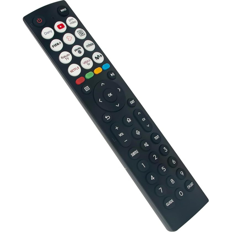 VINABTY Replacement Remote Control for Hisense UHD 4K Smart TV 65A6K 58A6K 55A6K 50A6K 43A6K 65A69KTUK 65E6KTUK 65E61KTUK 70A6K 70A67K 70A68K 70A69K 70E6KT 70E61 KT 70E62KT 70E63KT 70A6KTUK 70A67KTUK