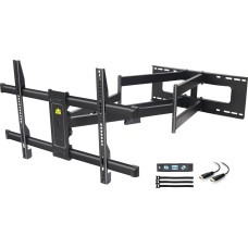 FORGING MOUNT TV Wall Mount 1090 mm Long Arm Swivelling Tilting TV Mount for 50-90 Inch Flat & Curved TVs or Monitors up to 75 kg, Max. VESA 600 x 400 mm