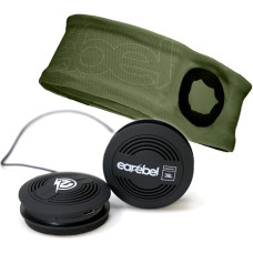 Sport Elite Headband with JBL Bluetooth 5.0 On-Ear Headphones and Microphone - Forest Green L/XL