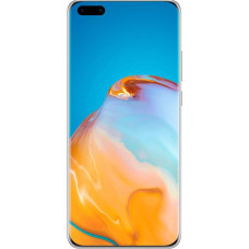 Huawei P40 Pro (5G) ELS-NX9 Dual/Hybrid SIM 256GB (GSM | Non CDMA) Factory Smartphone Unlocked (Silver Frost) - International Version