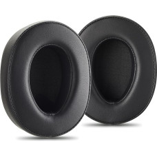 Premium Ear Pads Compatible with Sony WH-H900N h.Ear On 2 and Sony h.Ear to MDR-100ABN Headphones (Black) Premium Protein Leather | Soft High Density Foam | Easy Installation