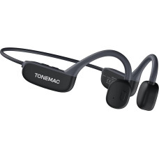 TONEMAC K23 Wireless Bone Conduction Headphones, Open Ear Bluetooth 5.3 Headphones with MEMS Microphone, Waterproof Sports Headset with 10 Hours Playtime for Workout, Running, Cycling