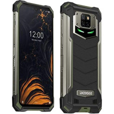 DOOGEE S88 Plus (8 GB + 128 GB) 10000 mAh Battery Outdoor Smartphone Without Contract, 48 MP Quad Camera, Octa-Core Android 10, 6.3 inch FHD+ Corning Gorilla Glass, Wireless Backcharging, IP68 R Robust mobile phone Green