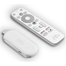 Certified AndroidTV FullHD Homatiics Stick HD IPTV Stick with HDMI Connection, Dual WiFi, Bluetooth 5.0, Google PlayStore, Netflix, YouTube & Prime Video Pre-Installed