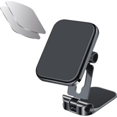 Magnetic Universal Mobile Phone Car Mounts, Compatible with Smartphone Series, Magnetic Foldable Holder, 360° Rotatable Magnetic Mobile Phone Car Holder, Compatible with Magsafe Cases Accessories