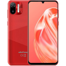 Ulefone 3G Smartphone without Contract, Note 6, 8.5 mm Ultra Thin Dual SIM Mobile Phone, 6.1 Inch HD+ Screen, 3 Card Slot Design, Android 11 Go, 1GB + 32GB, 2MP + 5MP Camera, Face Unlock GPS Red