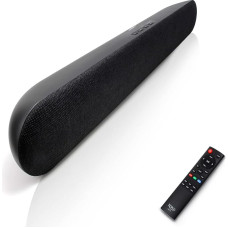 XORO HSB 70 Stereo TV Speaker Soundbar with Bluetooth, 60 Watt Output, AV IN, HDMI ARC, USB 2.0 Media Player, Includes Wall Mount, IR Remote Control