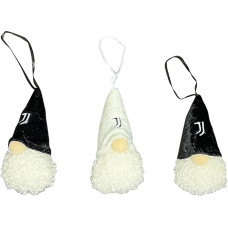 Juventus F.C. | Christmas Decoration | TRIS Lobold Christmas Tree | Pack of 3 | 10 cm | Official Product