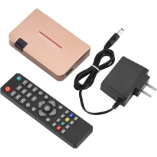 Dpofirs RF to HDMI Converter, HDMI to RF Modulator, All Standard Converter, Analog TV Receiver Adapter, Remote Control 100 to 240 V (EU Plug 110 V to 220 V)