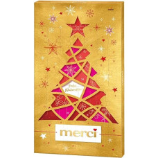 merci Advent Calendar (1 x 255 g) / Festive Delights from the Wide Variety of merci Distributed in 24 Doors