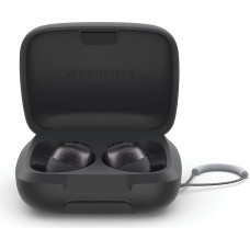 Sennheiser Momentum Sports Earbuds with Fitness Tracking for Heart Rate and Body Temperature - Crystal Clear Sound with Adaptive ANC Function, Secure Fit, 24 Hours Battery Life - Graphite