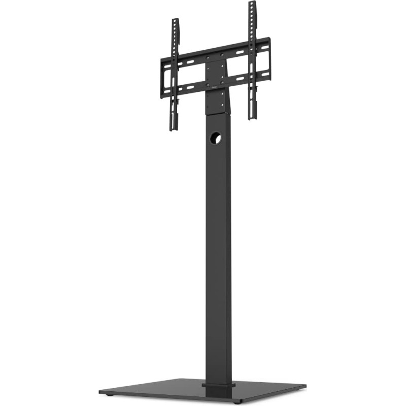 Hama TV Stand (Floor Stand for TVs 32 - 65 Inches, up to 35 kg, TV Stand Height-Adjustable, Swivelling, VESA Compatible, Sturdy TV Mount) Black