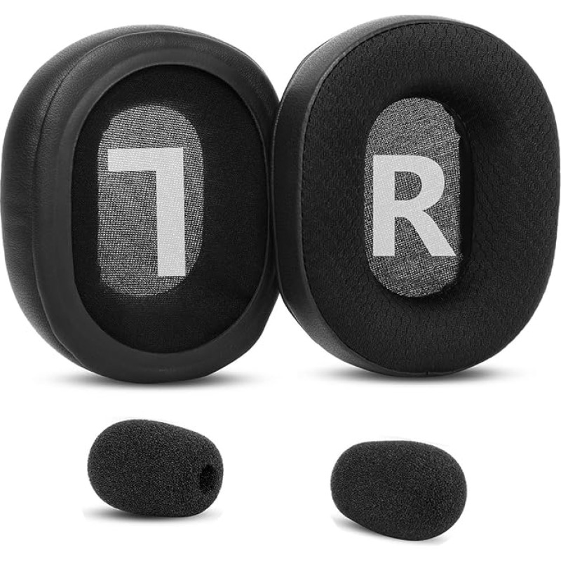 YunYiYi G Pro X Ear Pads Replacement Cushions Compatible with Logitech G Pro X, G Pro X 2 Headphones Ear Pads Upgrade Replacement Parts Additional Thickness (Ear Pads)