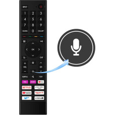 ERF3D80H Replacement Remote Control for HISENSE TV 50A6G 50A7GQ 50E76GQ 55A6G 55E76GQ 65A53FEVS 65A7GQ 75A7GQ A20490T A20510B A20531L A211123 75A6777BG 55A6G 65A6BG A22081K A21420A G21049G A21094B