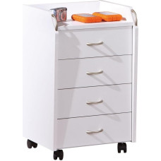 Links 13300100 Pronti Container on Wheels White 40 x 36 x 65 cm