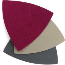 Schleifpapier Haken und Schleife Dreieck Schleifpa 90x90x90mm Nass-Trocken-Dreieck-Beflockungs-Schleifscheibe Hakenschleifpapier Siliziumkarbid 60-10000 Körnung Schleifpolierwerkzeuge(7000 Grit)