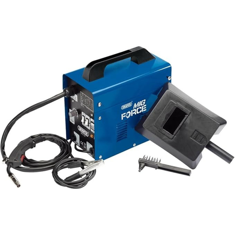 Draper DRA63669 Gasless Turbo MIG Welder, Blue