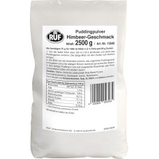 RUF Pudingas Aviečių pudingo milteliai aviečių pudingui, virti tik su pienu ir cukrumi, didelė talpykla, be glitimo, be alergenų, 1 x 1000 g