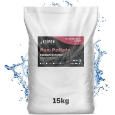 KOIPON Pon Pellets 6 mm 15 kg, maistas tvenkinio žuvims, plūduriuojantis maistas visiems metams, maistas tvenkiniams, Koi maistas ir auksinių žuvelių maistas