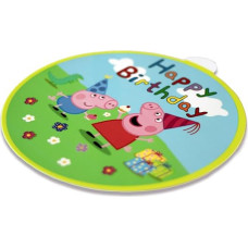 Cake Topper Birthday Cake Decoration Made of Fondant – Round 20 cm – Edible Paper Cake Decoration – Cake Topper – Cake Decoration