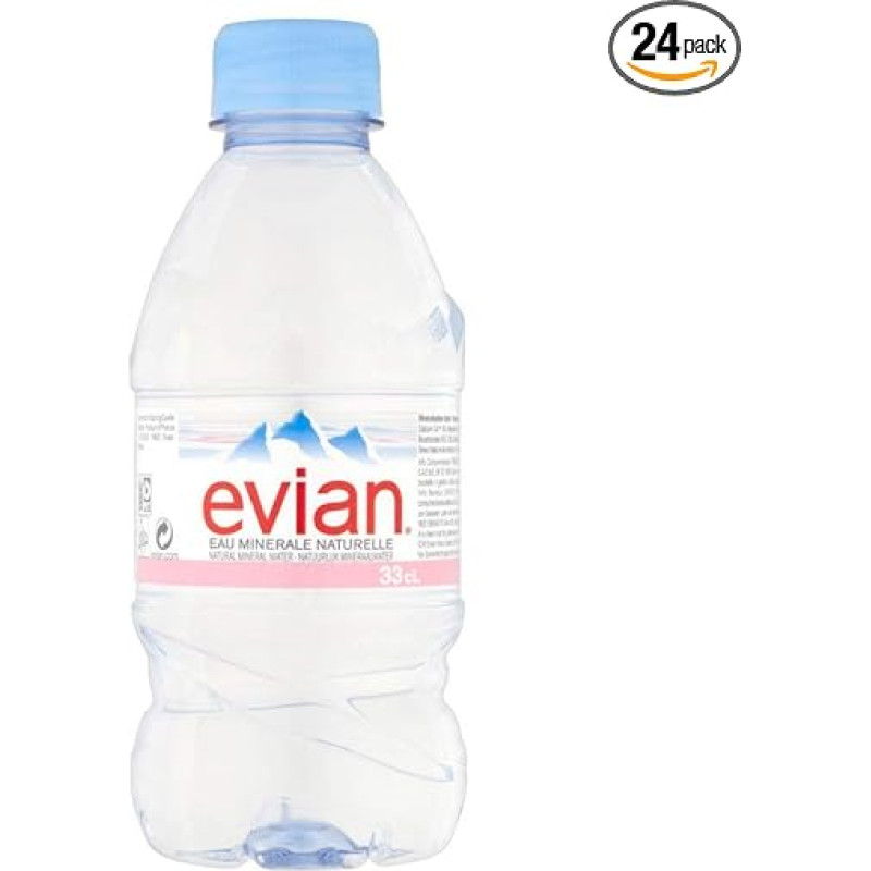Evian Still Mineral Water 24 x 330ml