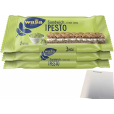 usy Bundle for Wasa Crispbread Sandwich Pesto (111g Pack) + usy Block