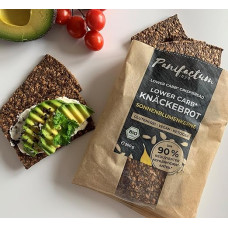 Mažai angliavandenių turintys ekologiški traškučiai su saulėgrąžų sėklomis