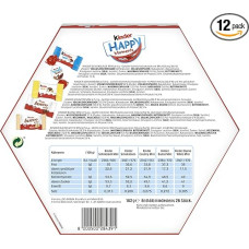 kinder Happy Moments Mini mišinukų pakuotė, 12 vnt. (12 x 162 g pakuotė)