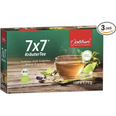 P. Jentschura 7 x 7 žolelių arbata, ekologiška, 3 x 100 x 1,75 g (3 pakuotės)