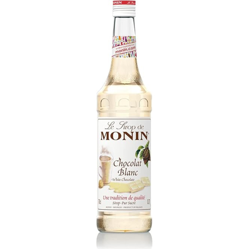 Monin Coffee and Bar Syrup White Chocolate 0.7 Litres
