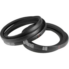 sourcing map 2 x A1245 V-belt 1245 mm inner circumference, A-profile drive belt, rubber