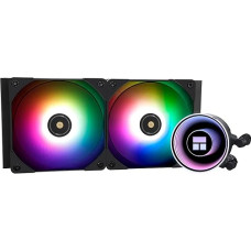 Thermalright Frozen Notte 240 BLACK ARGB Water Cooling CPU Cooler, 240 CPU Cooler Specifications, Double PWM Fan, S-FDB V2 Bearing, Suitable for AMD/AM4 AM5, Intel LGA 1700/1150/1151/1200/2011