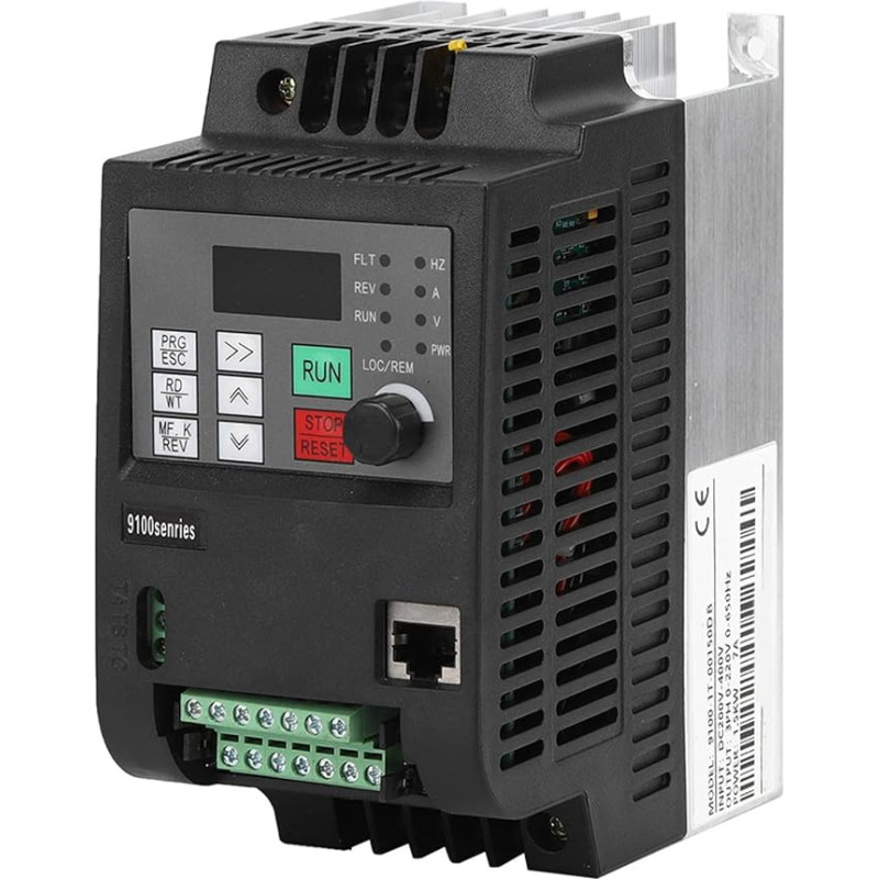 Solar Inverter PV Frequency Converter Solar Inverter Photovoltaic Frequency Converter DC200-400V Input 3-Phase 0-220VAC Output (1.5 kW)