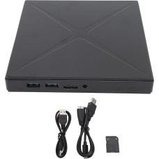 Vikye External USB 3.0 DVD Drive, Universal Mobile DVD Burner, Lightweight and Portable For